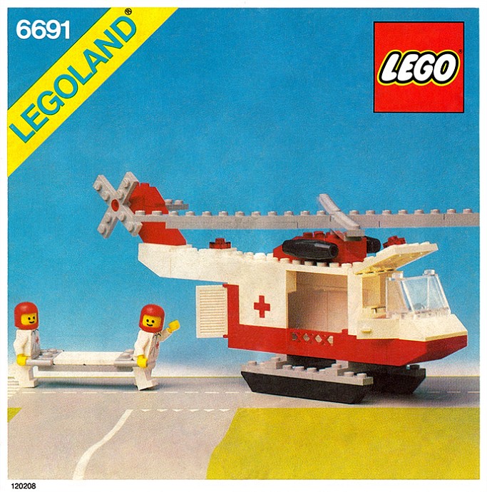 Lego Red Cross Helicopter