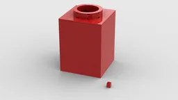 LEGO 1 stud pen holder brick