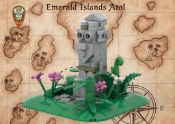 Tiki - Idole statue, cobblestones & plants / Vignette #6 🎁 FREE DOWNLOAD