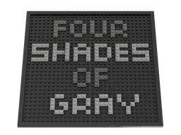 Four shades of gray