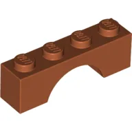 Brick Arch 1 x 4 / Dark Orange