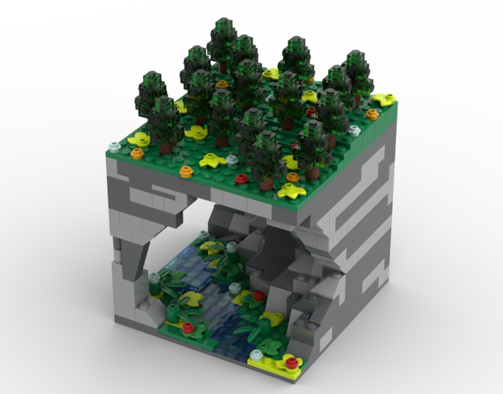 Lego Cave Diorama