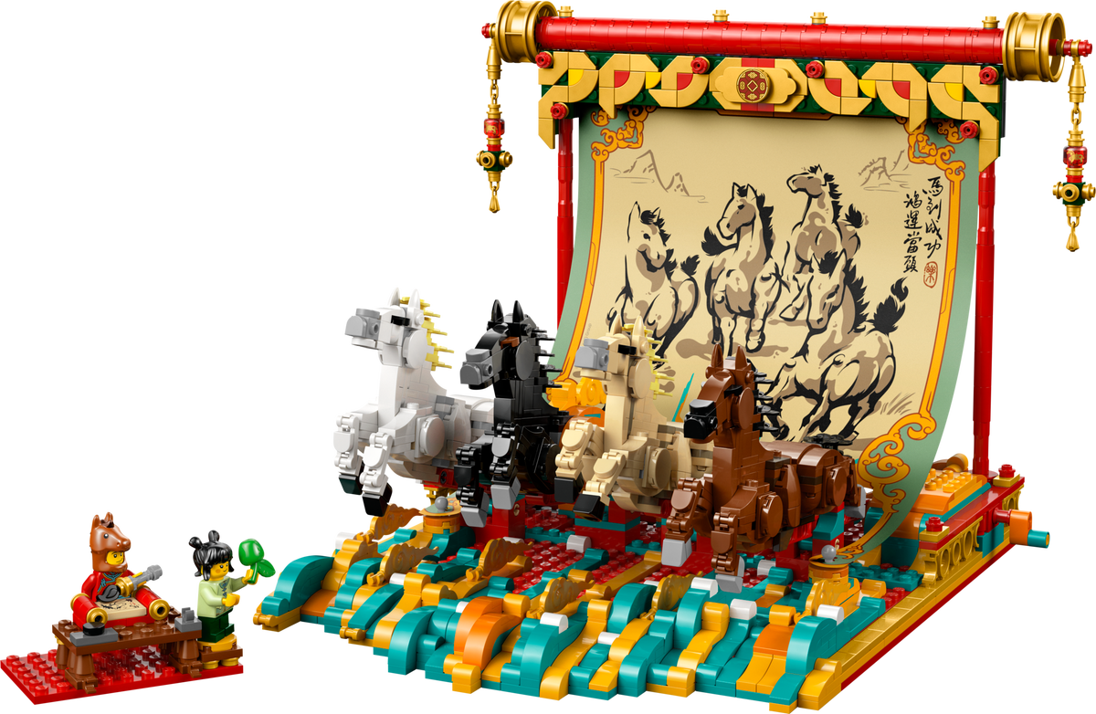 Lego Galloping Horse Canvas