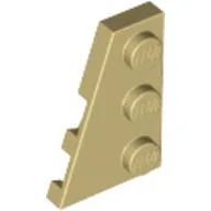 Wedge Plate 3 x 2 Left / Tan