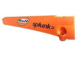 Technic, Panel Fairing # 5 Long Smooth, Side A with Gulf Logo and Black 'splunk>' Pattern (Sticker) - Set 42141