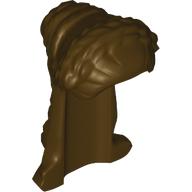 Lego Hair Breads, Long, Knot / Dark Brown