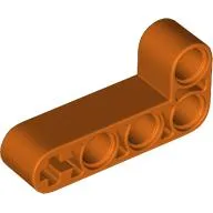 Technic Beam 2 x 4 L-Shape Thick / Reddish Orange
