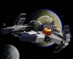 Obi-Wan's Blue Eta-2 Interceptor