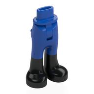 Lego Minidoll Hips and Trousers with Back Pockets and Black Boots Print [Thin Hinge] / Blue