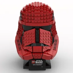Sith Trooper Helmet - SW Lego Helmet Collection Style