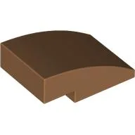 Brick Curved 3 x 2 No Studs / Medium Nougat