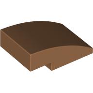 Lego Brick Curved 3 x 2 No Studs / Medium Nougat