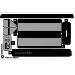 Sticker Sheet for Set 77256-1 / [No Color/Any Color]