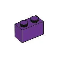 Brick 1 x 2 / Purple