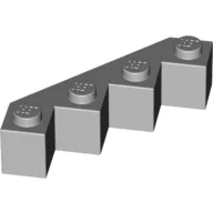 Brick Wedged 4 x 4 Facet / Light Bluish Gray
