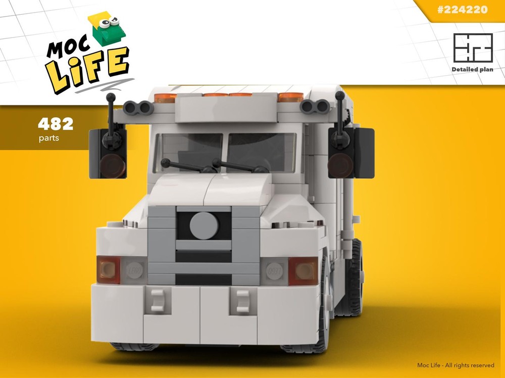 Lego Armored Hino L-Series cash transit