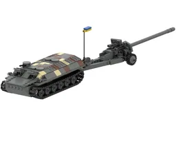 Ukrainian towed anti-tank gun - MT-12 + MT-LB