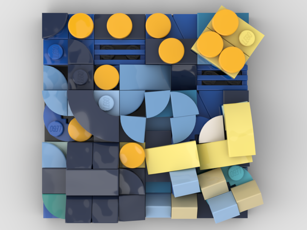 Lego MY My Starry Night LEGO Build