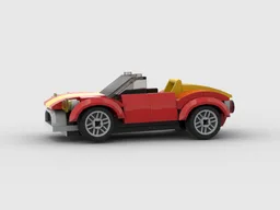 Red roadster