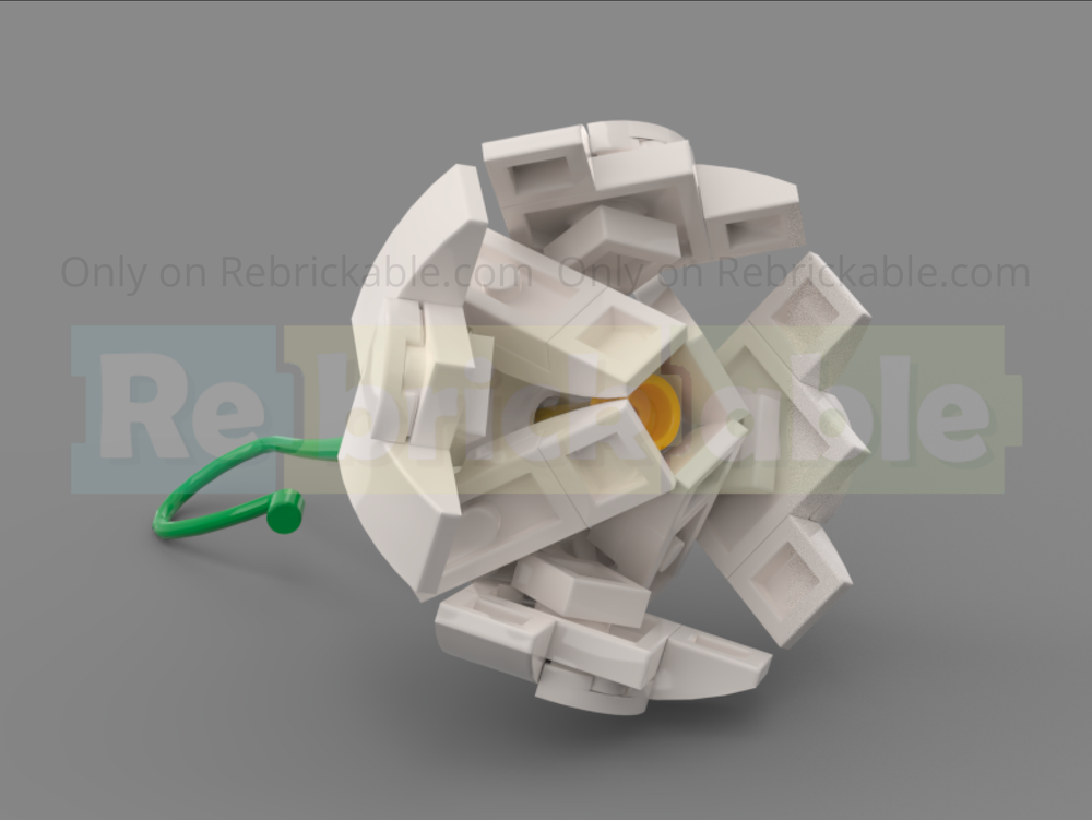 Lego White Flower