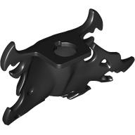 Lego Minifig Neckwear Cape with Tears and Wings / Black