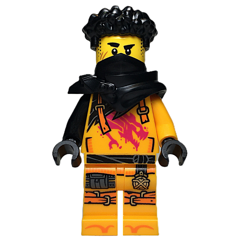 Lego Arin, Black Shoulder Armor and Mask, Hair
