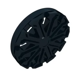 Wheel Cover 10 Spoke T Shape - for Wheel 18976 / Black
