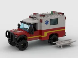 Fire brigade 4X4 ambulance