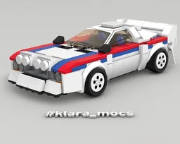 Lancia 037 Rally Car Speedchampions