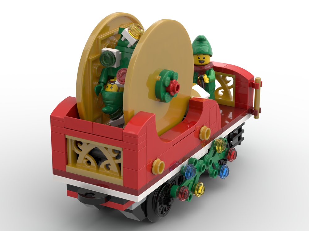 Lego Christmas Lights Cart