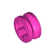 Technic Bush 1/2 Smooth with Axle Hole Semi-Reduced / Dark Pink
