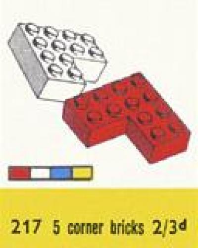 Lego 4 x 4 Corner Bricks