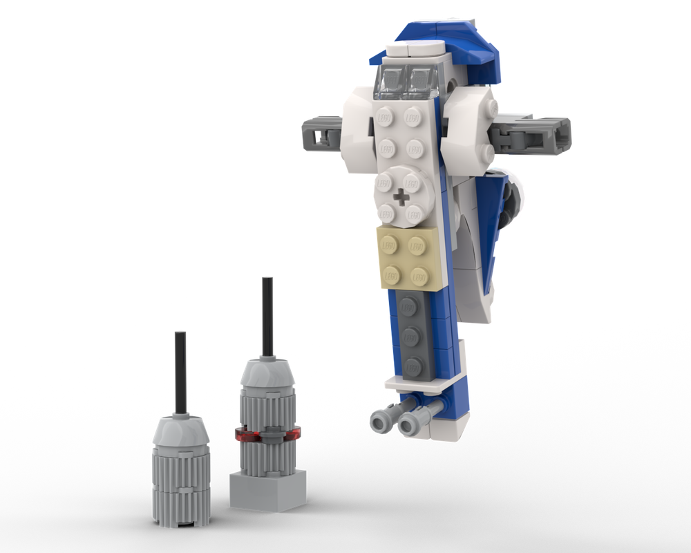 Lego 75391 Alt Build - Slave I and Kamino Landing Pad