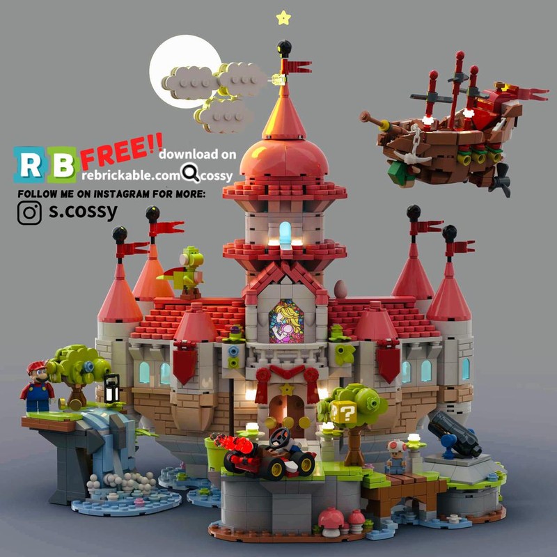 Lego Super Mario Peach's Castle
