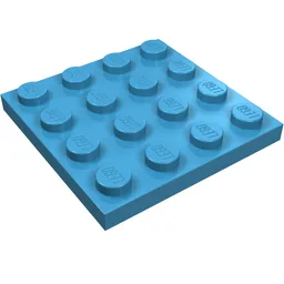 Plate 4 x 4 / Maersk Blue