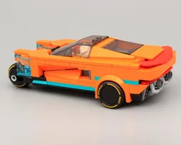 Cyberpunk car - Orange