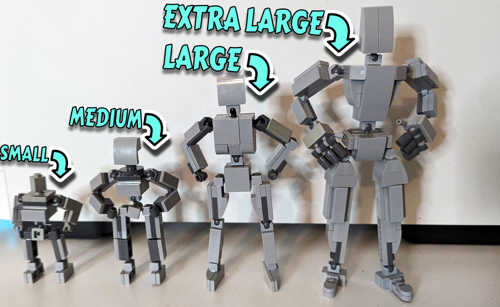 Lego Brick Built Armatures (For Making Posable Figures!)