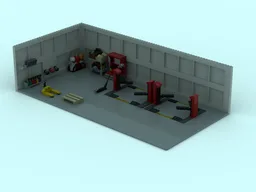 speed champions scale garage