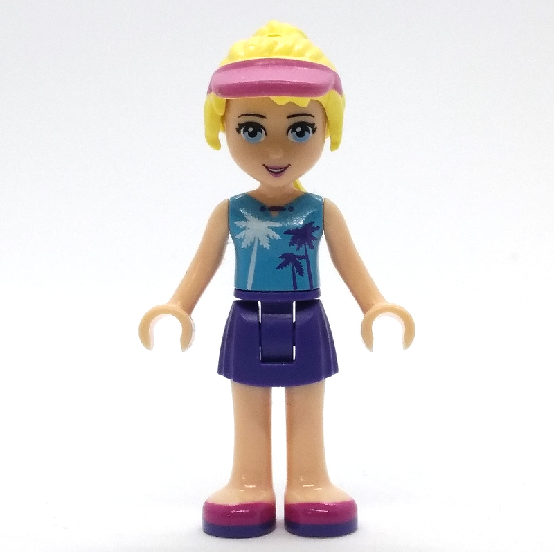 Lego Stephanie - Medium Azure Top, Dark Purple Skirt