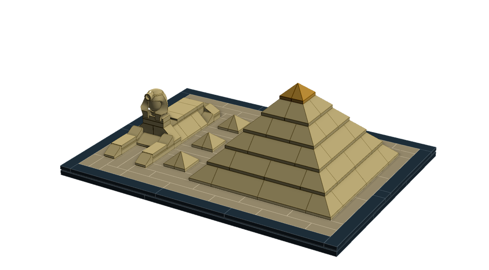 Lego Pyramids of Giza