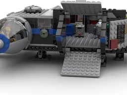 Star Wars style space ship