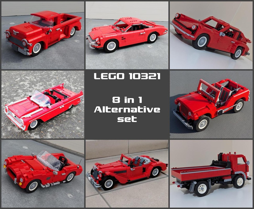 Lego 10321 8 in 1 alternative set