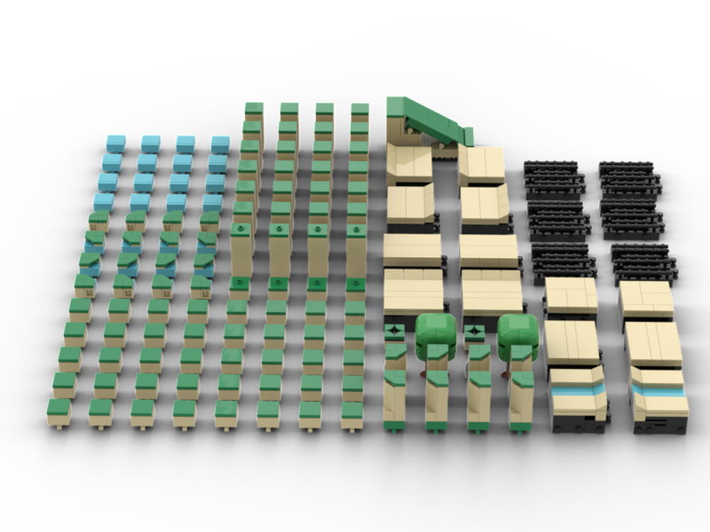 Lego Animal crossing island customizable