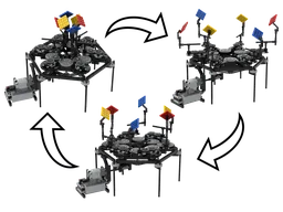 Exploding cube