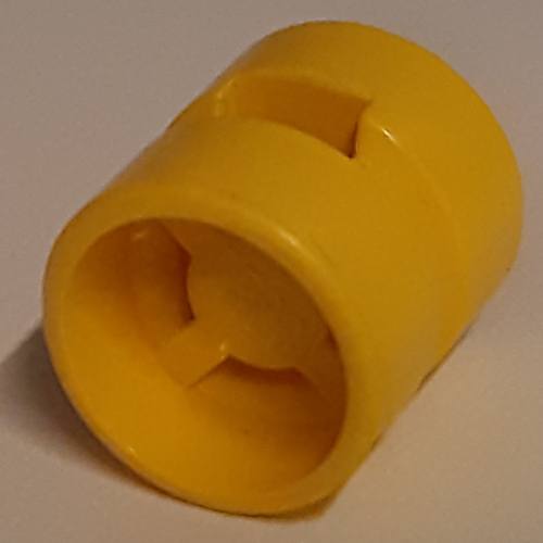 Lego Wheel 11 x 12 with Hole Round for Wheels Holder Pin / Yellow