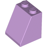 Lego Brick Sloped 65° 2 x 2 x 2 with Bottom Tube / Lavender