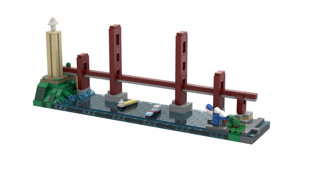 Lego 25nd April Bridge and Cristo del Rei (Lisbon)
