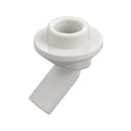 Bar, Angled with 1 x 1 Round Plate / Stud on End / White