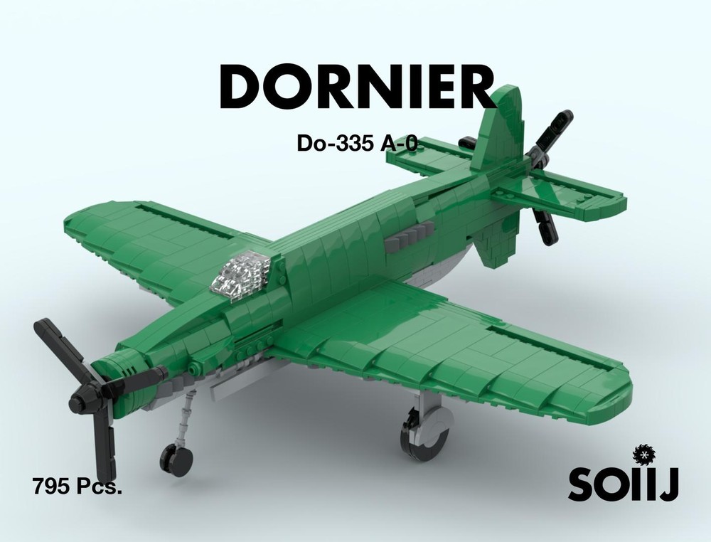 Lego Dornier do-335 A-0 - Strike aircraft 1:35