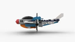31099 Mid-engine Propeller Airplane